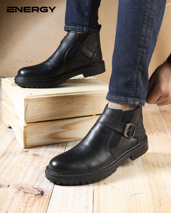 حذاء جلد طبيعي R907